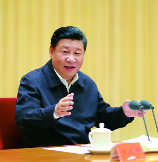 2018年7月3日至4日，全國組織工作會議在北京召開。中共中央總書記、國家主席、中央軍委主席習(xí)近平出席會議并發(fā)表重要講話。 新華社記者 鞠鵬/攝